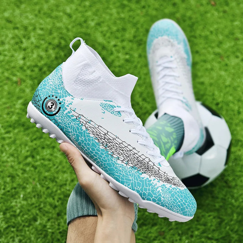 Chaussures de football professionnelles pour hommes et enfants, baskets de football, chaussures d'entraînement de futsal pour garçons, taille 35-45