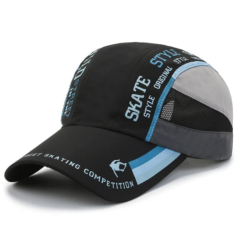 New Summer Quick Drying Thin Breathable Baseball Cap Men Women Sport Outdoor Hiking Climbing Cycling Fishing Run Hat Bone