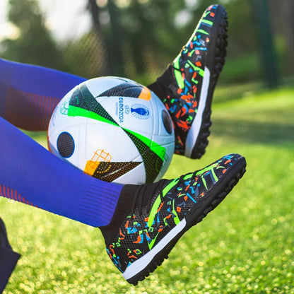 Chaussures de football professionnelles pour hommes, crampons de football pour gazon artificiel, chaussures de football pour jeunes, baskets antidérapantes pour hommes, Society Chuteira