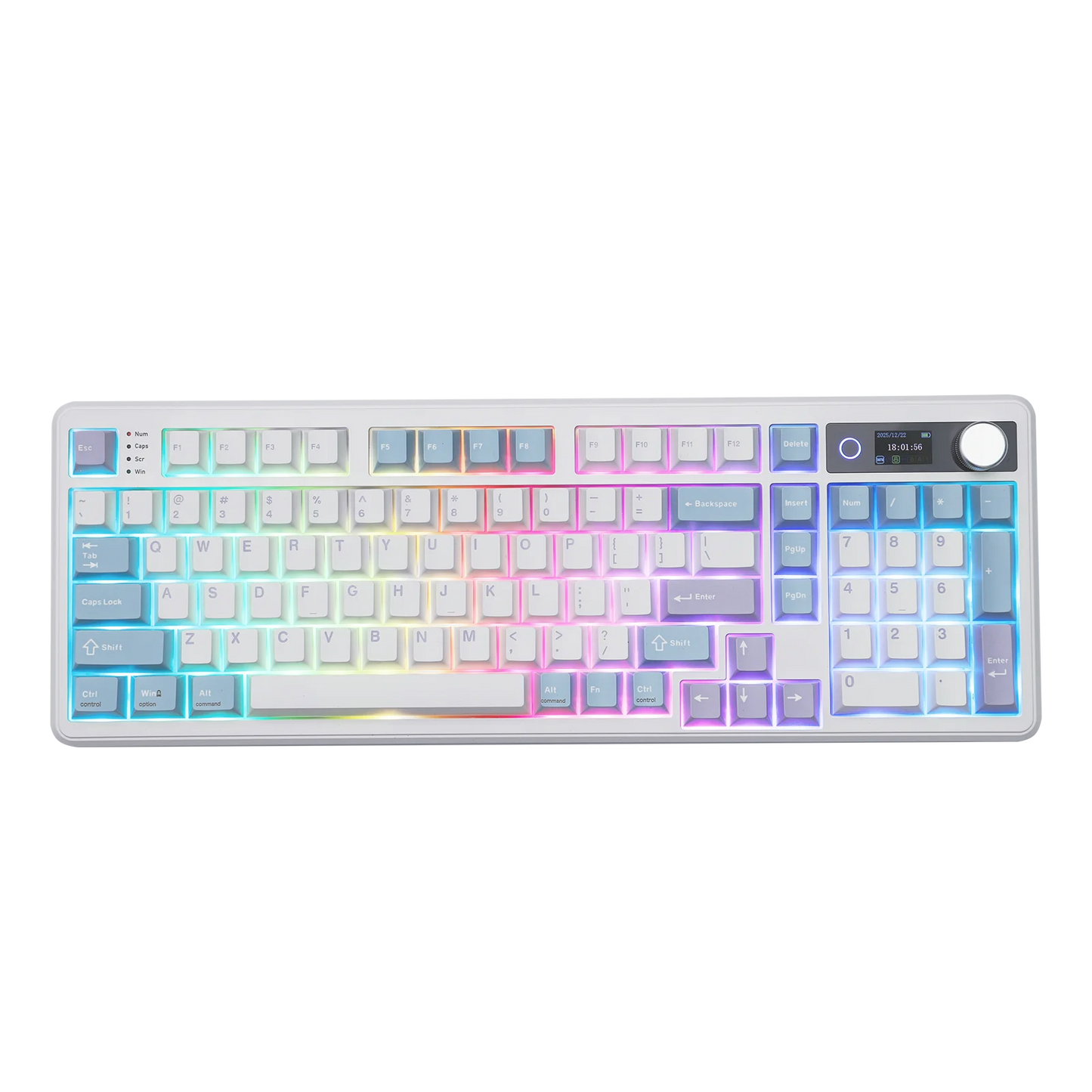 EPOMAKER TH99 PRO 96% ANSI US Layout Hot-Swap Wired/Bluetooth/2.4Ghz Wireless Mechanical Keyboard with 10000mAh for PC/Mac