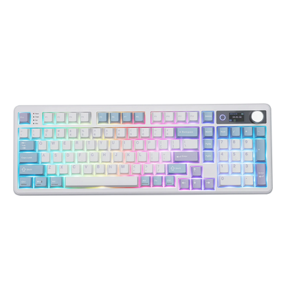 EPOMAKER TH99 PRO 96% ANSI US Layout Hot-Swap Wired/Bluetooth/2.4Ghz Wireless Mechanical Keyboard with 10000mAh for PC/Mac