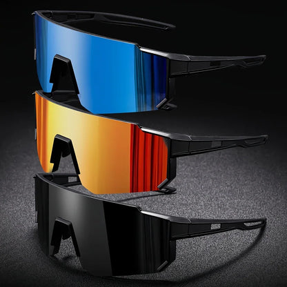 Oversize Outdoor Cycling Sunglasses Men Women Driving Bike Glasses Sports Climbing Protective Glasses Bicycle UV400 Goggles