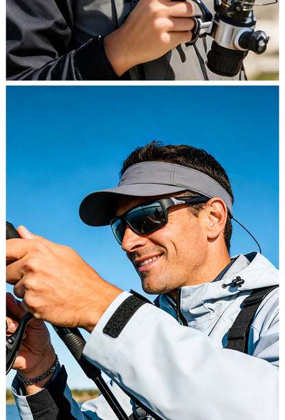 KAPVOE Outdoor Polarized Fishing Sunglasses Beach Ocean Sea Fishing Cycling UV400 MTB Sunglasses Bicycle Sports Hiking Eyewear
