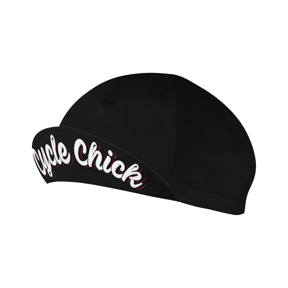 Black Cycling Cap Outdoor Sports Hat Team Bike Caps Breathable Summer Sun Protection