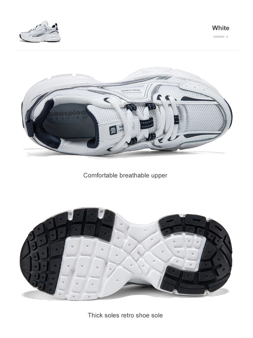 Baasploa Women’s Running Shoes Fashion Lightweight Mesh Non-Slip Jogging Sneakers Female Outdoor Breathable Colorful Casual Shoes
