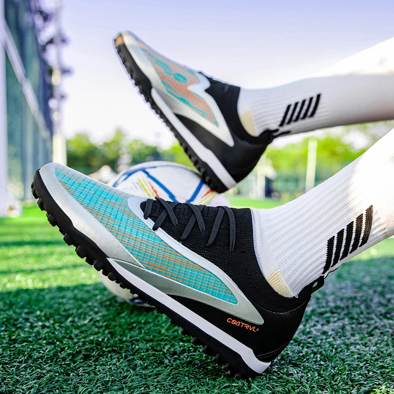 Men's New TF Football Boots Sneakers Professional Society Casual Male Soccer Shoes Futsal High-Quality Football Shoes Training