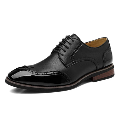 PU Leather Men's Oxford Shoes Heighten Formal Casual Shoes Business Male Suit Shoes New Design Derby Footwear Walking Sneakers
