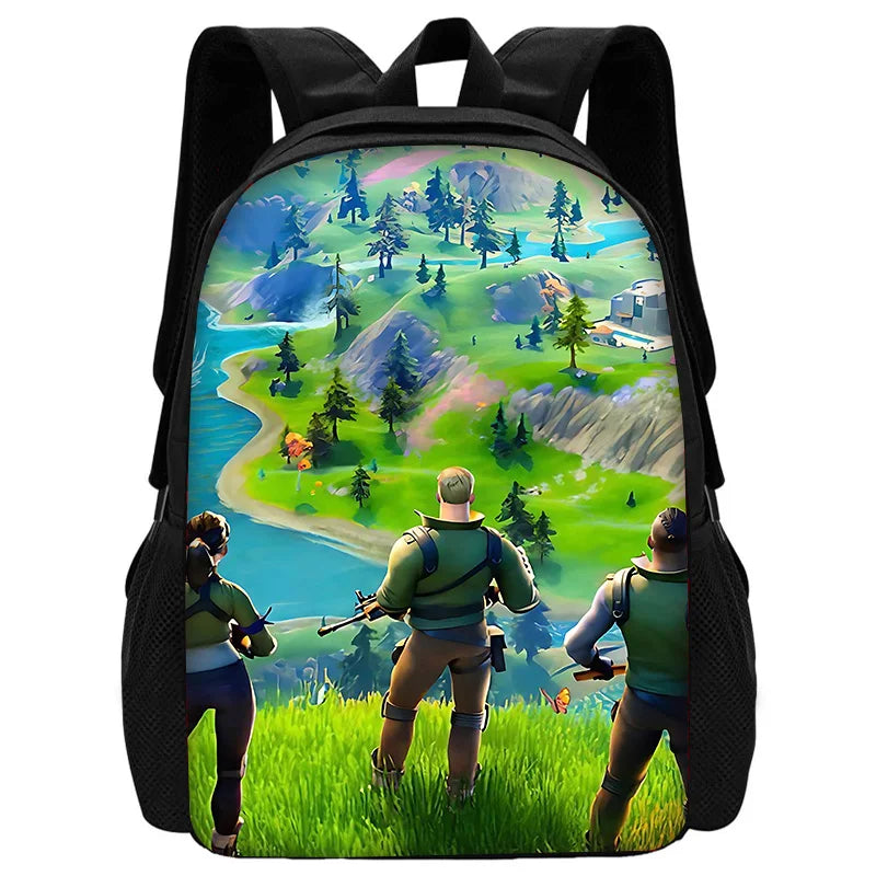 Hot Game FortniteS Kids Backpacks Boys and Girls Student Birthday Gift Child School Bags Unisex Camping Durable Rucksack