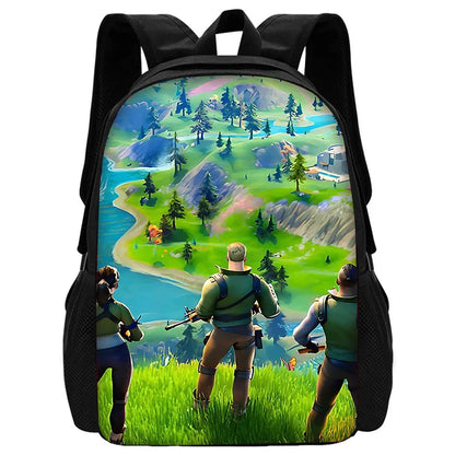 Hot Game FortniteS Kids Backpacks Boys and Girls Student Birthday Gift Child School Bags Unisex Camping Durable Rucksack