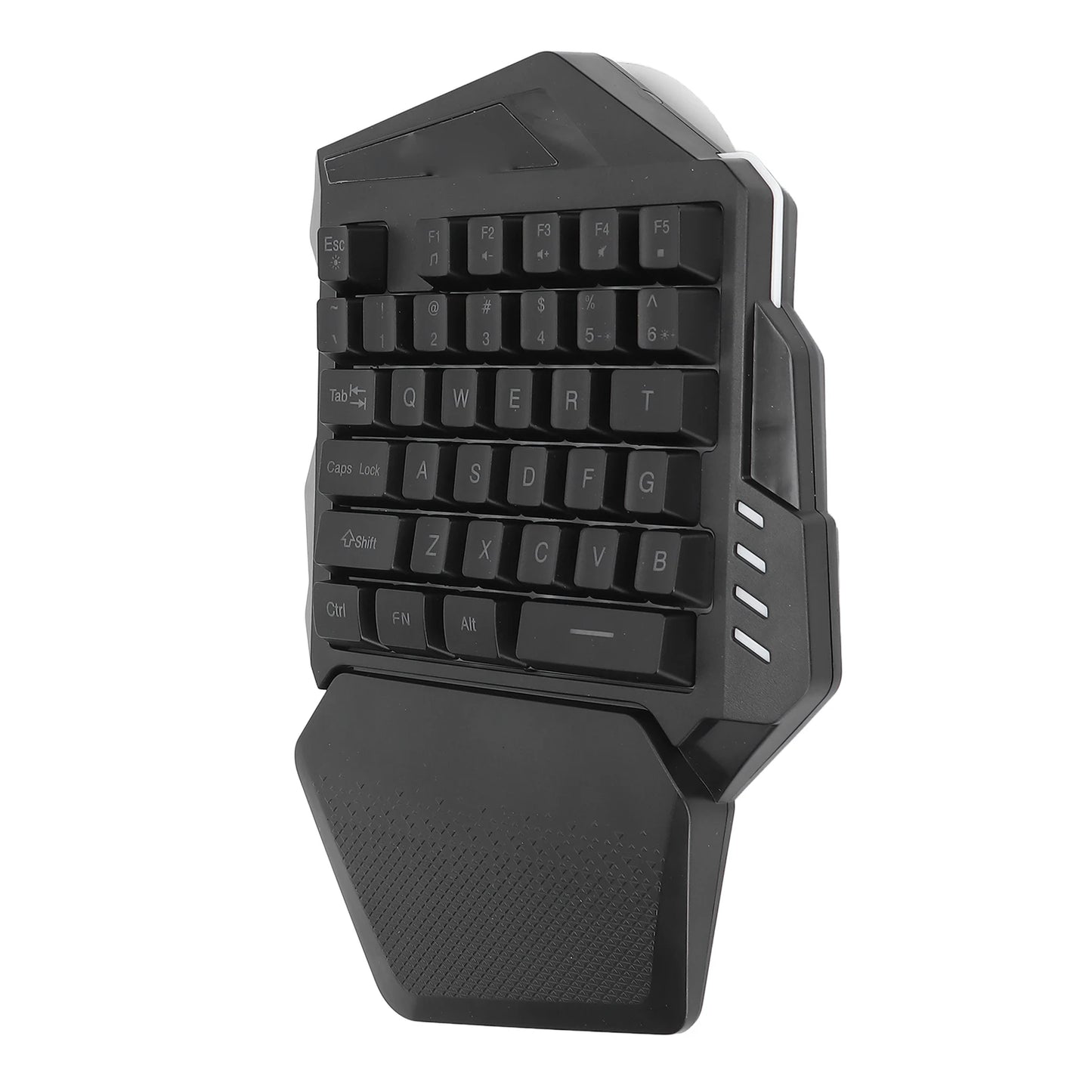 Mini Mechanical Keyboard One Handed Gaming Keyboard 2.4G Wireless RGB Lighting ABS 35 Keys Gaming Keyboard for Computer