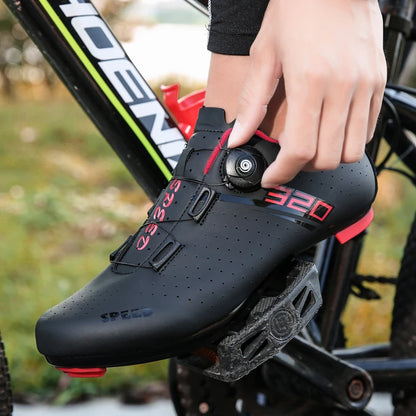 Sapatilhas de Ciclismo Novas para Homem, Auto-Bloqueantes, para Corrida de Estrada, Sapatilhas de Treino sem Bloqueio, Sapatilhas de Ciclismo para Mulher com Encaixes SPD