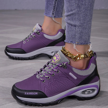Women's Hiking Shoes 2025 Spring and Autumn New Anti-Slip Cross-Country Running and Hiking Sports Shoes