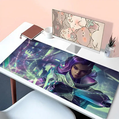 Mousepad Laptop Anime Mouse Pad Office Accessories PC Keyboard Pad Rubber Cup Mat Soft Mouse Mat Large Overwatch Sombra Desk Mat