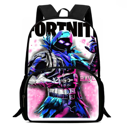 Hot Game Design Child Backpacks Lunch Bag Pencil Case Pupil Large Capacity School Bags For Boy Girl Best Gift F-FortniteS