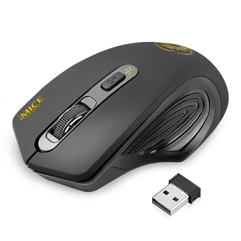 Mouse wireless nou, 2000DPI reglabil, receptor USB 3.0, mouse optic pentru computer, 2.4GHz, mouse gaming cu design ergonomic pentru laptop