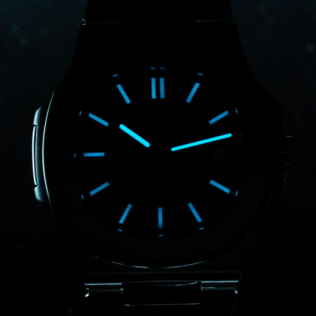 Sugess Men's Watch Automatic Mechanical Wristwatch Miyota 9015 Movement MOP Dial Luminous Waterproof 5bar Bracelet Luxury S466