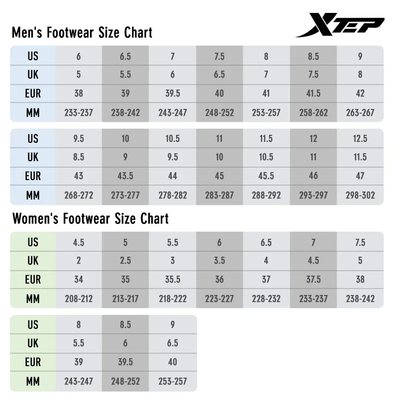 Xtep Casual Shoes For Men Breathable Thick Sole Heightened Lightweight Strong Wrapping Street Style Sports Shoes 977319320047