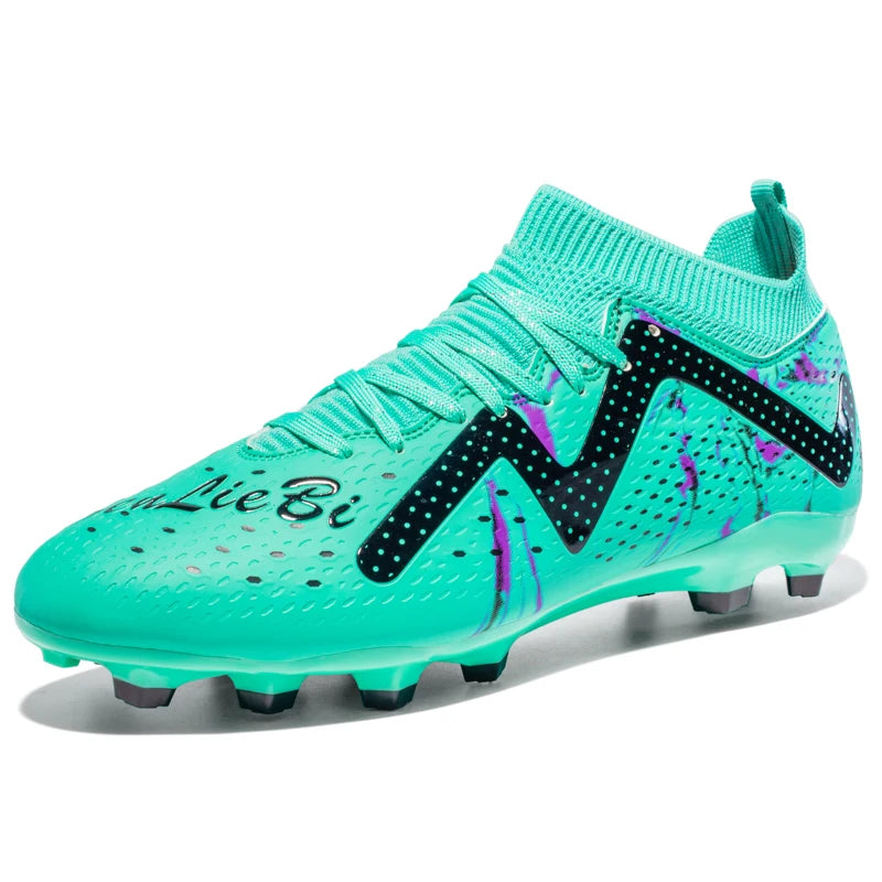 Bottes de Football professionnelles pour hommes, crampons de Football, entraînement de Sport en plein air, respirants pour étudiants, ultralégers, unisexe, livraison directe