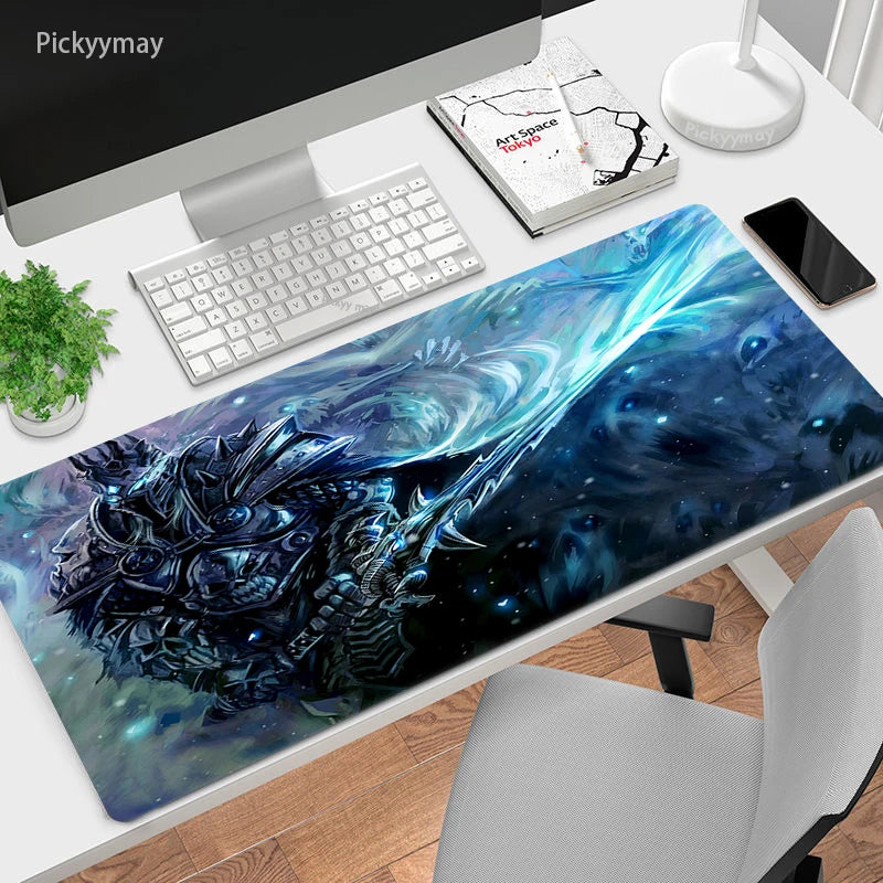 World Of Warcraft Mouse Pad Computer Laptop Mouse Mat Large Mousepad Keyboards Table Carpet  Gaming Desk Play Mats Locking Edge