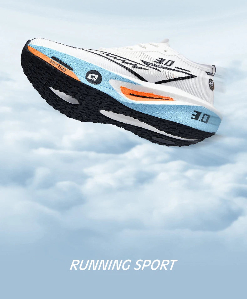 Zapatillas de running especializadas con placa de carbono para maratón, deportivas para hombre y mujer, transpirables, ligeras, cómodas y antideslizantes