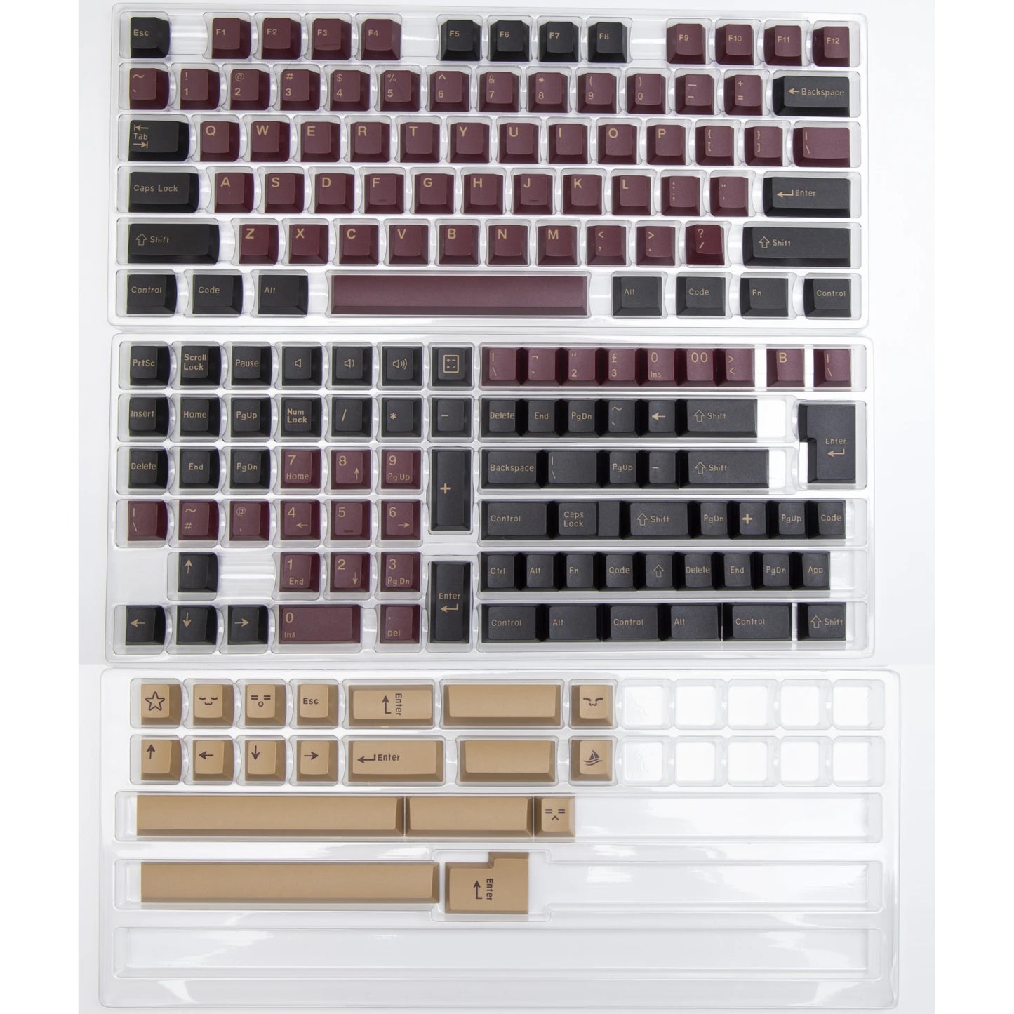 GMK Keycaps Double Shot Cherry Profile ABS Keycap For Cherry MX Switch Mechanical Keyboard 173 Keys Red Samruai Key Caps Custom
