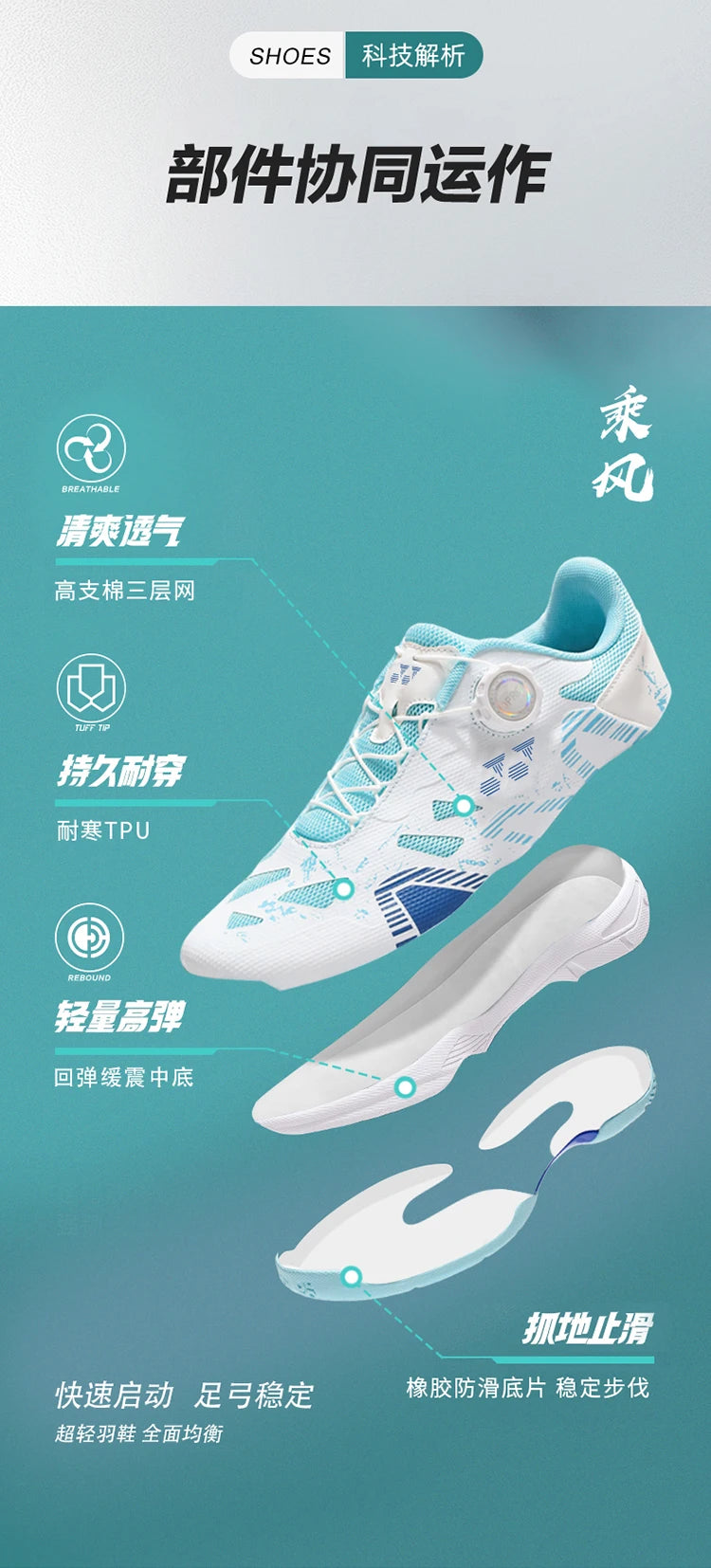 Badminton-Schuhe für Herren, Trainings- und Sportschuhe für drinnen und draußen, rutschfest, strapazierfähig, aus Mesh, atmungsaktiv, Tischtennis-Schuhe