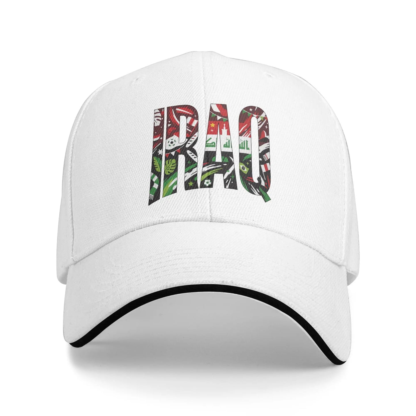 Women Men Iraq Flag Iraqi Outdoor Hat  Sun Cap Casual Baseball Cap Sunscreen Hats