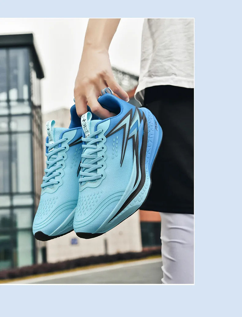 Men's Running Shoes Specialty Marathon Sports Shoes Breathable Lightweight Carbon Plate Women's Trend Athletic Sneakers Women