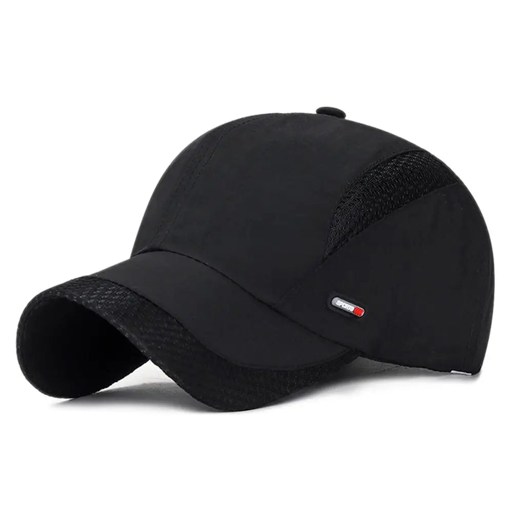 Waterproof Cotton Quick Dry Baseball Cap Snapback Hats Mesh Sun Hat