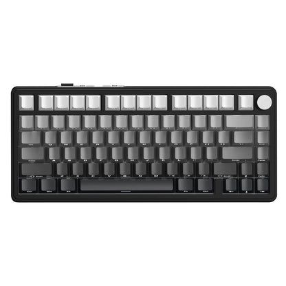 ATTACK SHARK X85 Tri-Mode Gasket Mechanical Keyboard 75% Wireless Hot Swappable RGB Gaming Keyboard with CNC Knob, 5-Layer Sound Dampening & NKRO