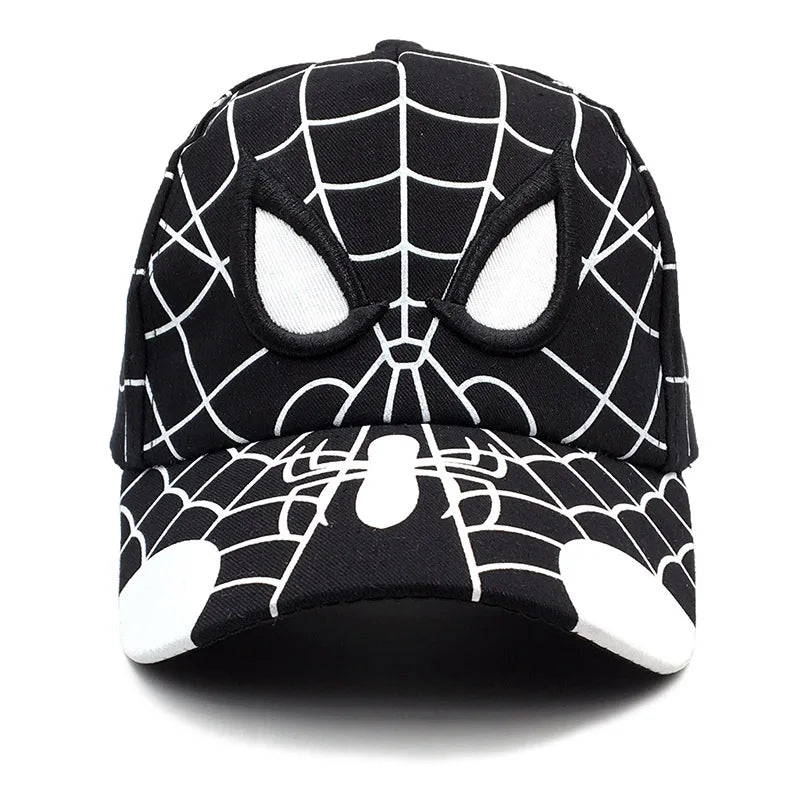 Marvel Spider-Man anime-figur baseballkasket bomuldshat med skygge til studerende, mænd og kvinder – tegneserie-udendørs solhat til udklædning og fødselsdagsgave