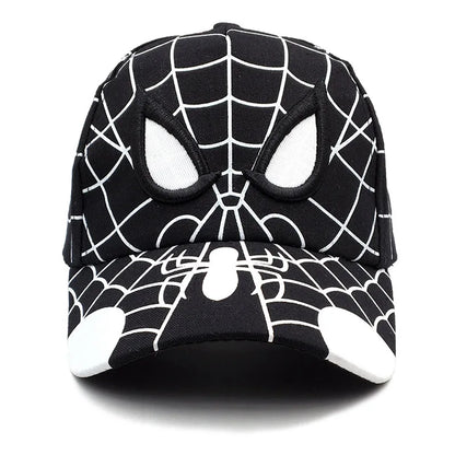 Marvel Spider-Man anime-figur baseballkasket bomuldshat med skygge til studerende, mænd og kvinder – tegneserie-udendørs solhat til udklædning og fødselsdagsgave