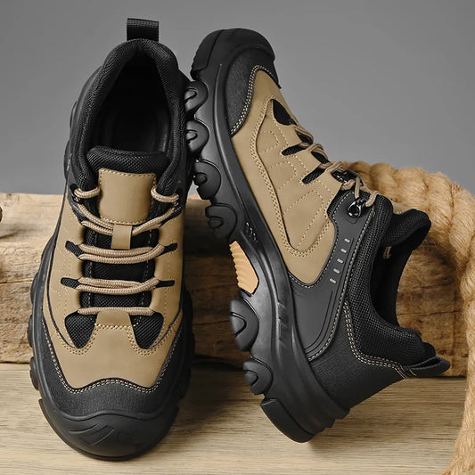 Chaussures de randonnée montagnardes pour hommes, nouvelle collection automne 2026, chaussures de randonnée tout-terrain anti-collision, style outdoor, pointe fermée, tailles 38-46