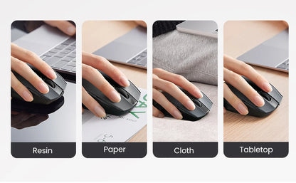 UGREEN Wireless Ergonomic Mouse 4000 DPI Silent 2.4GHz 6-Button Mouse for Laptop, MacBook, PC & Tablet