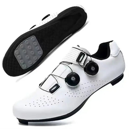 Sapatilhas de Ciclismo Novas para Homem, Auto-Bloqueantes, para Corrida de Estrada, Sapatilhas de Treino sem Bloqueio, Sapatilhas de Ciclismo para Mulher com Encaixes SPD