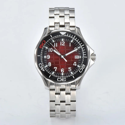 Men's Automatic Mechanical Watch 41mm Stainless Steel Waterproof Case Ceramic Bezel Men's Fashion Business Watch