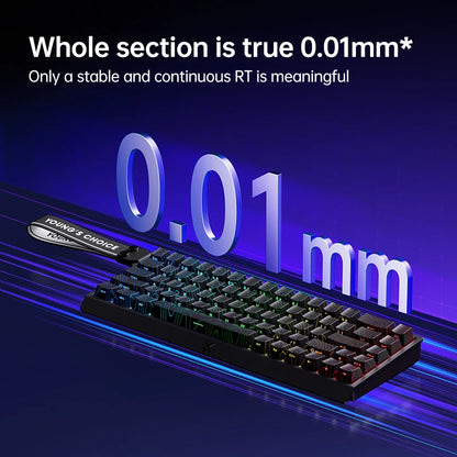 MCHOSE Ace 60 Pro 68 Magnetic Axis Mechanical Keyboard Customized Esports 0.01ms Latency RT 0.01mm 128K Gaming Keyboard Original
