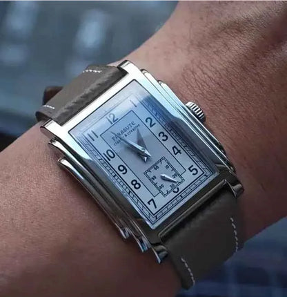 FARASUTE Original Design Square Manual Mechanical Men's Watch Seagull Movement Luxury Retro Sapphire Mirror Waterproof Men Watch