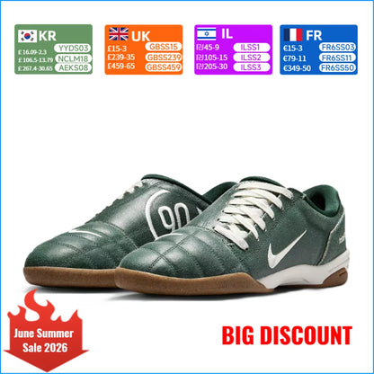 Nike Total 90 III Herren-Low-Top-Sneaker: atmungsaktiv, strapazierfähig, stilvoll im Retro-Look – rutschfest und abriebfest IH2090-300