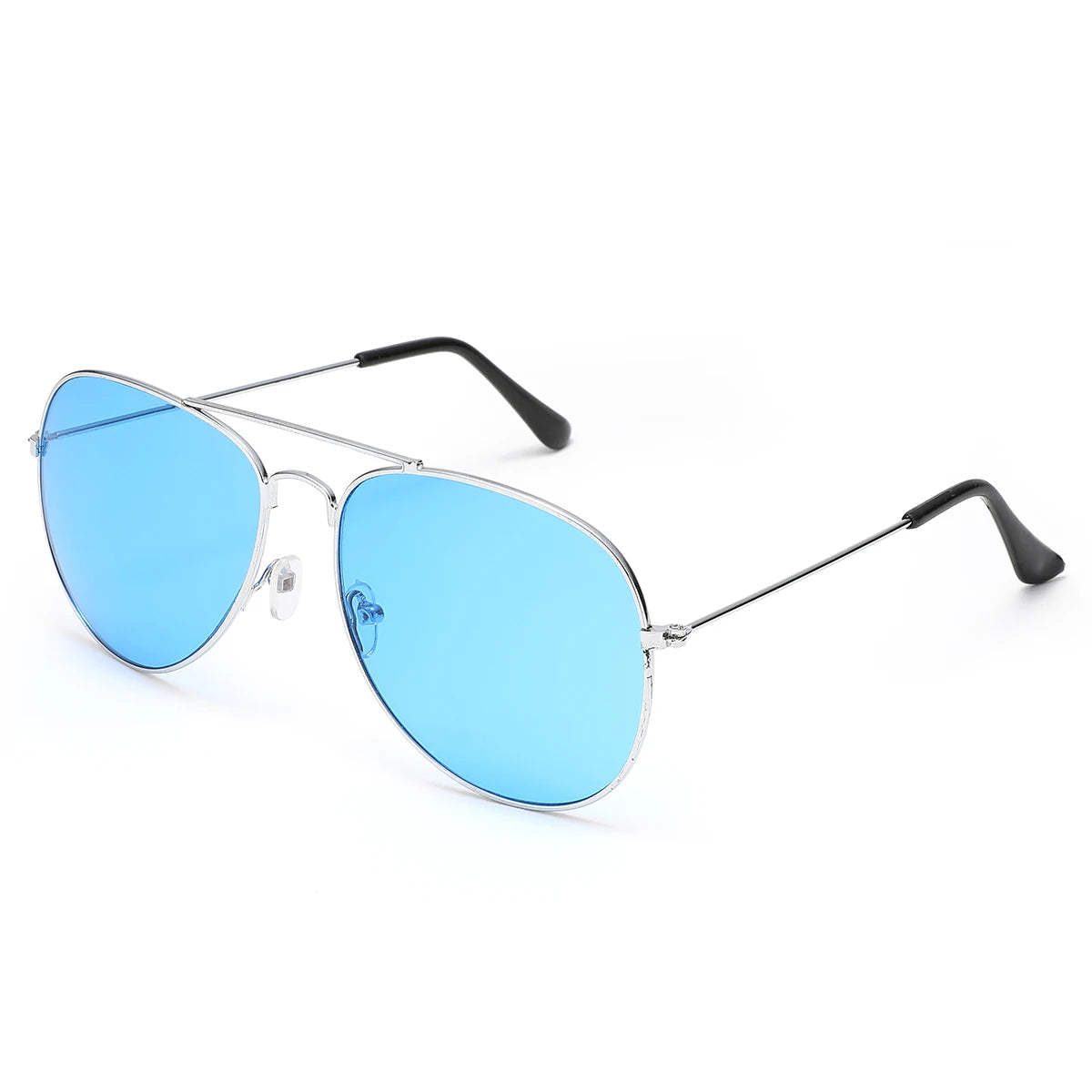 2 PCS Classic Aviator Sunglasses Gold Metal Frame UV100 Protection Trendy Eyewear For Men Women Daily Driving Outdoor Activities