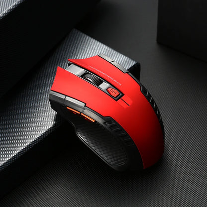 2.4G Wireless Mouse 1600DPI Optical Gaming Mouse with USB Receiver, 6-Button Ergonomic Wireless Mouse for PC, Laptop & Computer