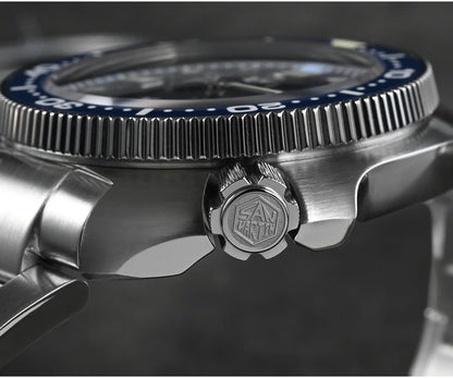 San Martin Turtle Men Diver Watch 44mm NH35 Automatic Mechanical Wristwatch Sapphire Waterproof 200m Luminous Relojes SN0047