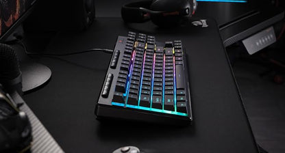 Redragon K516 Shiva TKL Wired RGB Gaming Keyboard, 87-Key Mechanical Feel Membrane Keyboard with RGB Backlit, Programmable Macro Keys & Anti-Ghosting