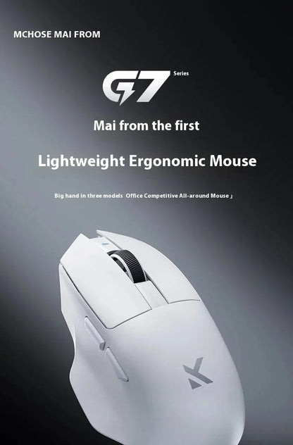 UUSI G7 PRO -pelihiiri, kolmiyhteyksinen langaton Bluetooth, ergonominen kevyt hiiri, mukautettava PC-toimisto- ja pelaajatarvike