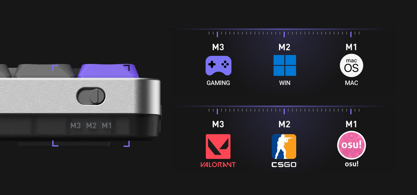 NuPhy® NuPhy Air75 HE Magnetic Switch Gaming Keyboard