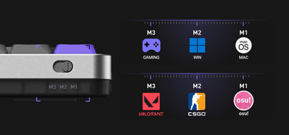NuPhy® NuPhy Air75 HE Magnetic Switch Gaming Keyboard