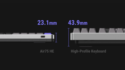 NuPhy® NuPhy Air75 HE Magnetic Switch Gaming Keyboard