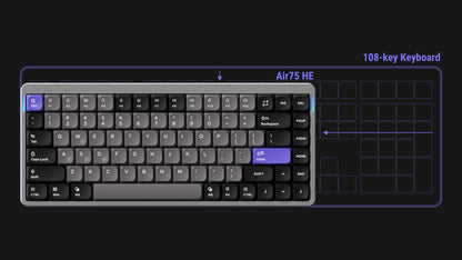 NuPhy® NuPhy Air75 HE Magnetic Switch Gaming Keyboard